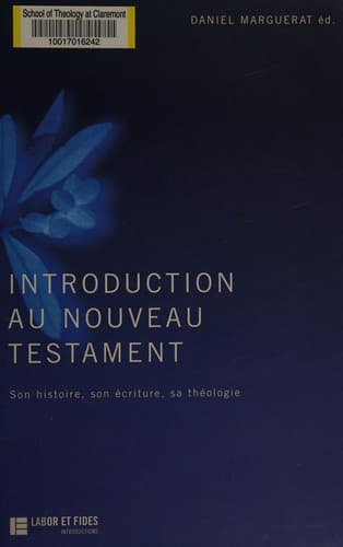 Tapa de Introduction au Nouveau Testament
