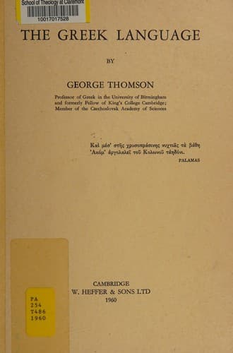 Tapa de The Greek language