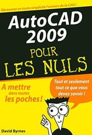 Tapa de AutoCAD 2009 Poche Pour les nuls