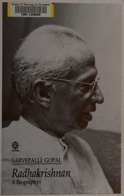 Tapa de Radhakrishnan, a biography