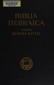 Tapa de Biblia Hebraica
