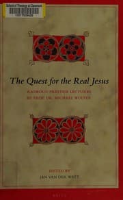 Tapa de The quest for the real Jesus