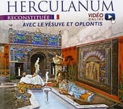 Tapa de Ercolano ricostruita. Con il Vesuvio e Oplontis. Herculanum reconstituée. Avec le Vésuve et Oplontis. Download video online.