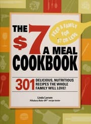 Tapa de The $7 a meal cookbook