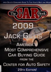 Tapa de The car book 2009
