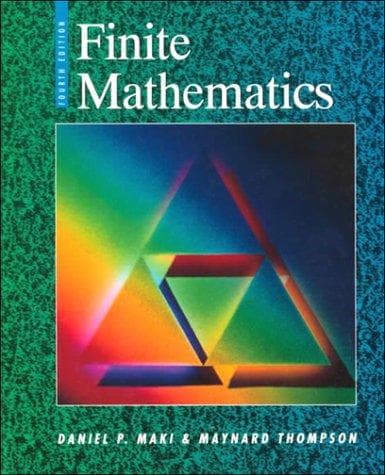 Tapa de Finite mathematics