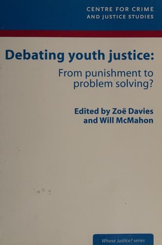 Tapa de Debating youth justice