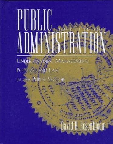 Tapa de Public Administration