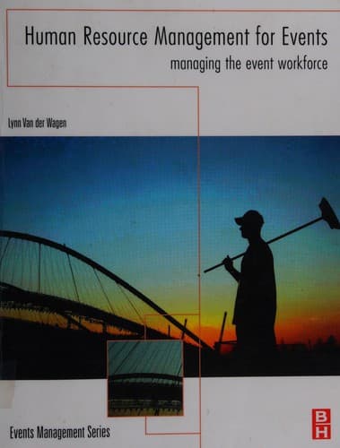 Tapa de Human Resource Management for Events