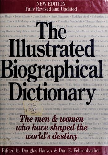 Tapa de The Illustrated biographical dictionary