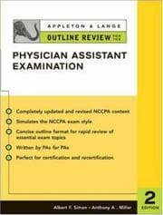 Tapa de Appleton & Lange's outline review for the physician assistant examination