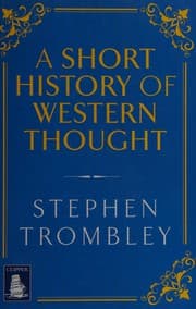Tapa de A very short history of Western thought