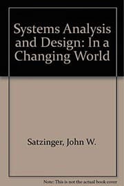 Tapa de Systems Analysis and Design