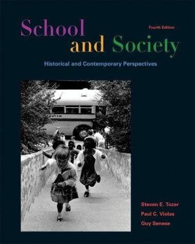Tapa de School and Society