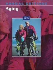 Tapa de Aging 03/04 (Annual Editions : Aging, 15th ed)