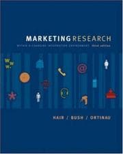 Tapa de Marketing research