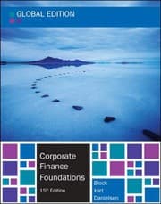Tapa de Corporate Finance Foundations