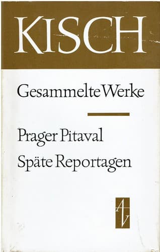 Tapa de Prager Pitaval/Späte Reportagen