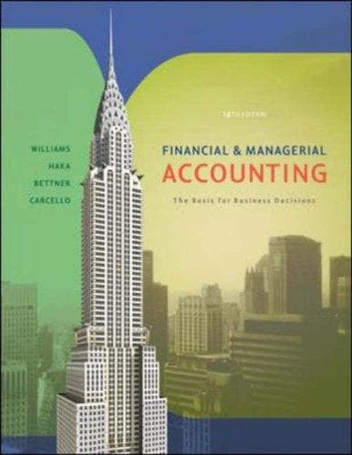 Tapa de Financial & managerial accounting