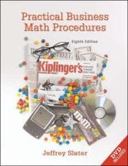 Tapa de Practical Business Math Procedures w/ DVD, Business Math Handbook, and Wall Street Journal insert