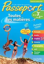 Tapa de Passeport Toutes les matières - De la 3e à la 2de