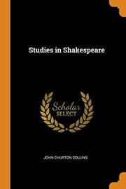 Tapa de Studies in Shakespeare