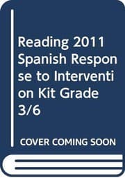 Tapa de READING 2011 SPANISH RESPONSE TO INTERVENTION KIT GRADE 3/6