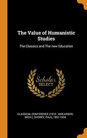 Tapa de The Value of Humanistic Studies