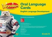 Tapa de Wonders for English Learners G6 Oral Language Cards