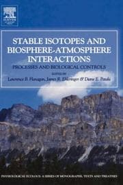 Tapa de Stable isotopes and biosphere-atmosphere interactions