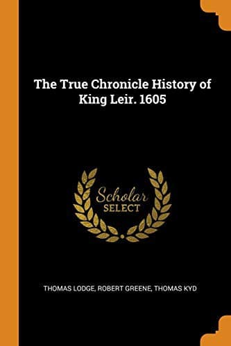 Tapa de The True Chronicle History of King Leir. 1605