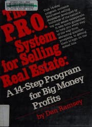 Tapa de The P.R.O. system for selling real estate