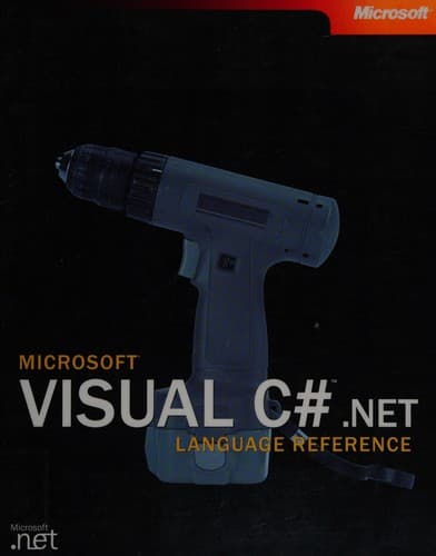 Tapa de Microsoft visual C#.NET