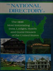 Tapa de National Directory of the 1500 Most Interesting Inns, Lodges, Hotels and Guest Houses of the U.S