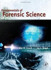 Tapa de Fundamentals of forensic science