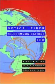 Tapa de OPTICAL FIBER TELECOMMUNICATIONS IIIB (Optical Fiber Telecommunications III)