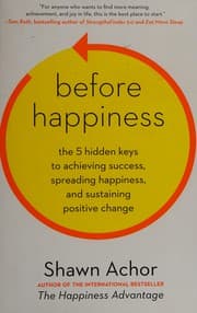 Tapa de Before happiness