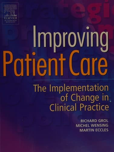 Tapa de Improving patient care