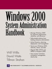 Tapa de Windows 2000 System Administration Handbook