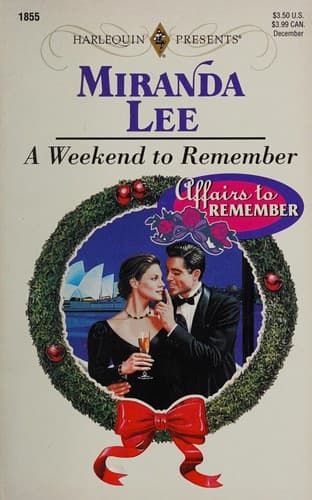 Tapa de Weekend To Remember (Affairs To Remember)