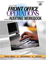 Tapa de Front Office Operations and Auditing