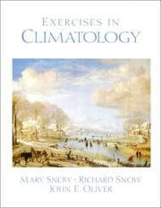 Tapa de Exercises in Climatology