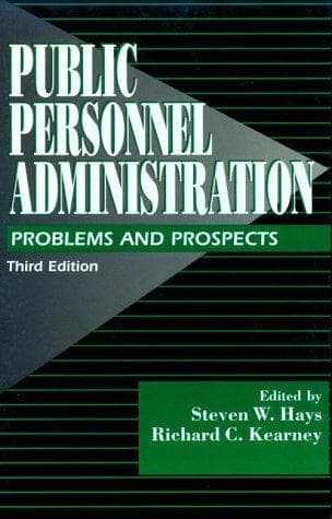 Tapa de Public Personnel Administration