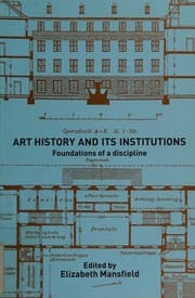 Tapa de Art history and its institutions