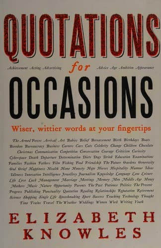 Tapa de Quotations for occasions