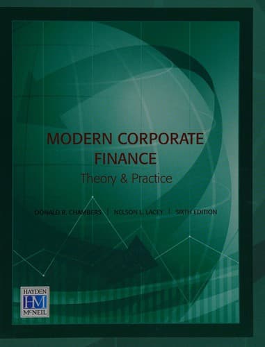 Tapa de Modern corporate finance