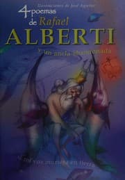 Tapa de 4 poemas de Rafael Alberti y un ancla abandonada