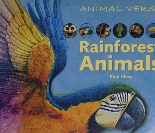 Tapa de Rainforest animals
