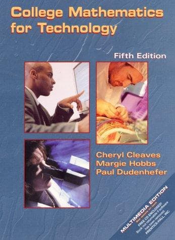 Tapa de College mathematics for technology