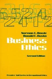 Tapa de Business ethics